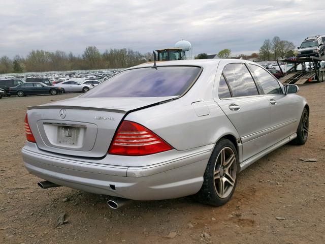 WDBNG70J36A484301 - 2006 MERCEDES-BENZ S 430 SILVER photo 4