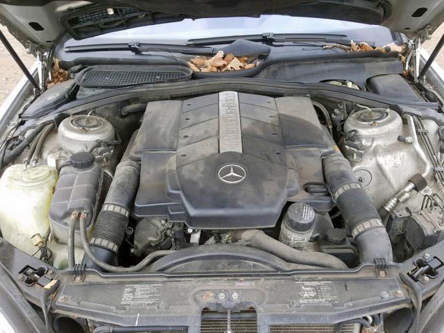 WDBNG70J36A484301 - 2006 MERCEDES-BENZ S 430 SILVER photo 7