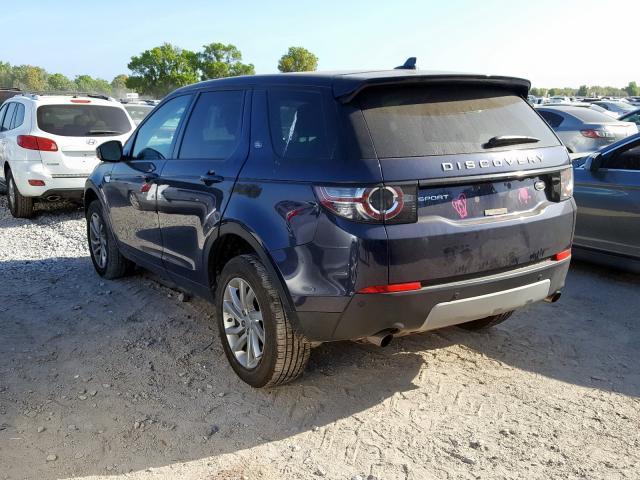 SALCR2BGXGH596909 - 2016 LAND ROVER DISCOVERY SPORT HSE  photo 3