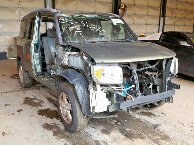 5J6YH28634L035162 - 2004 HONDA ELEMENT EX GREEN photo 1