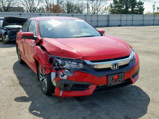 2HGFC1F73JH643906 - 2018 HONDA CIVIC EXL RED photo 1