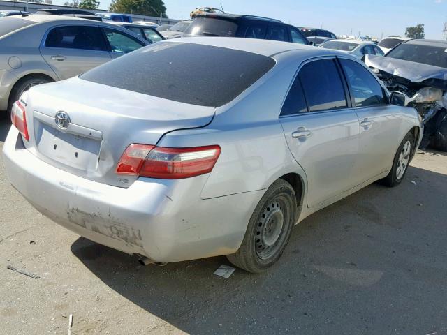 4T1BE46K37U523134 - 2007 TOYOTA CAMRY NEW SILVER photo 4