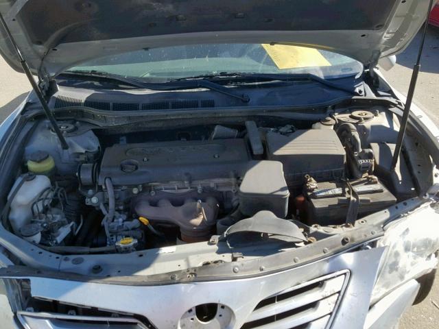 4T1BE46K37U523134 - 2007 TOYOTA CAMRY NEW SILVER photo 7