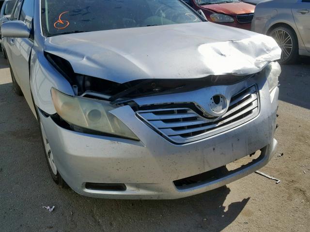 4T1BE46K37U523134 - 2007 TOYOTA CAMRY NEW SILVER photo 9