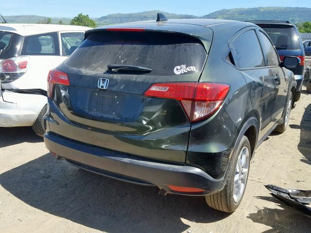 3CZRU5H50GM736852 - 2016 HONDA HR-V EX GREEN photo 4