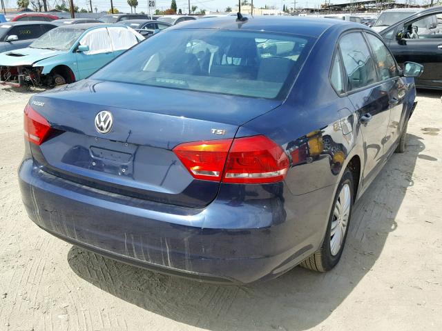 1VWAT7A32FC098126 - 2015 VOLKSWAGEN PASSAT S BLUE photo 4