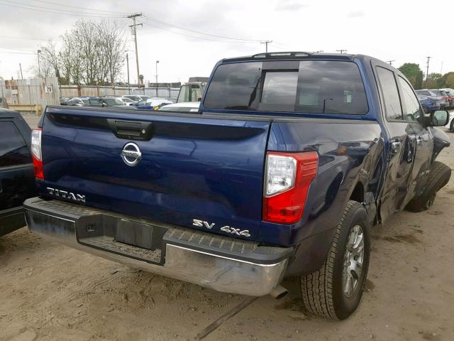 1N6AA1EJXJN536366 - 2018 NISSAN TITAN S BLUE photo 4