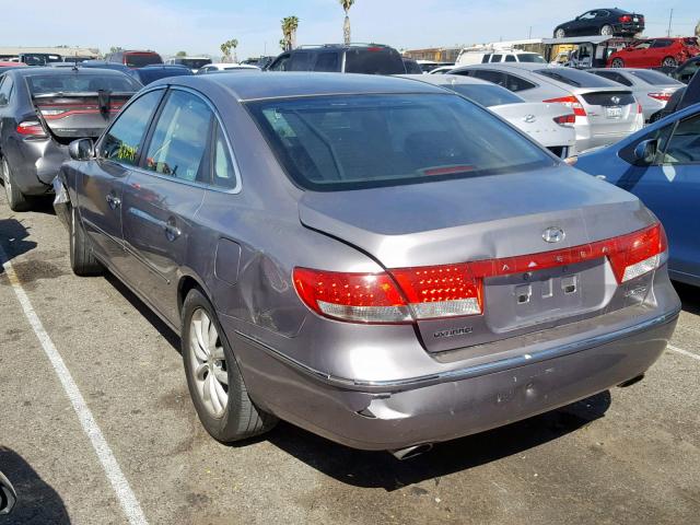 KMHFC46F47A177882 - 2007 HYUNDAI AZERA SE SILVER photo 3