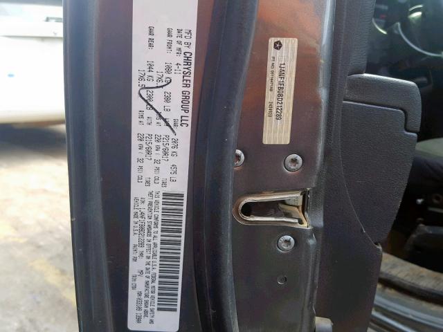 1J4NF1FB0BD212289 - 2011 JEEP COMPASS SP Сұр фото 10