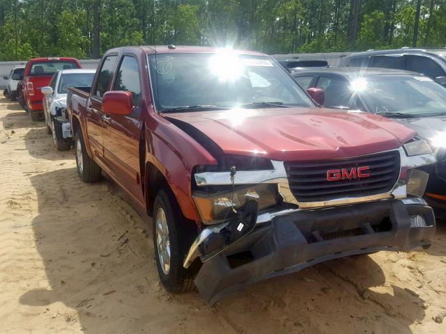 1GTDSCD97A8111153 - 2010 GMC CANYON SLE BURGUNDY photo 1