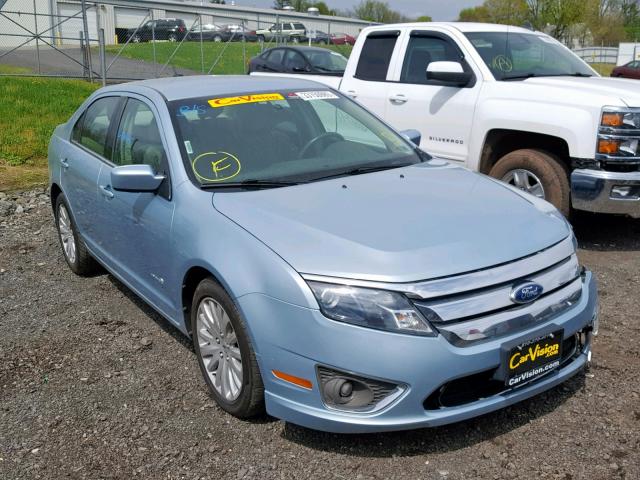 3FADP0L34BR123666 - 2011 FORD FUSION HYB BLUE photo 1