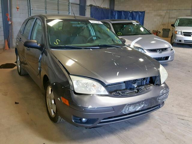 1FAHP37N37W345179 - 2007 FORD FOCUS ZX5 GRAY photo 1