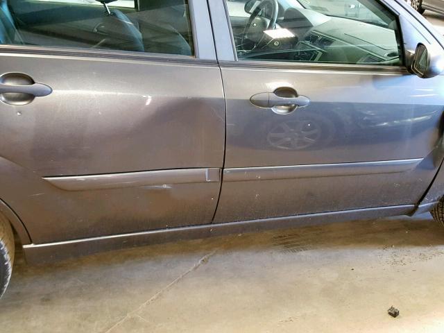 1FAHP37N37W345179 - 2007 FORD FOCUS ZX5 GRAY photo 9