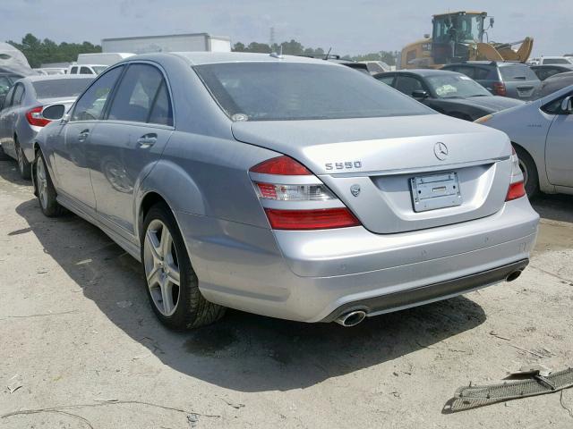 WDDNG71X97A112120 - 2007 MERCEDES-BENZ S 550 SILVER photo 3