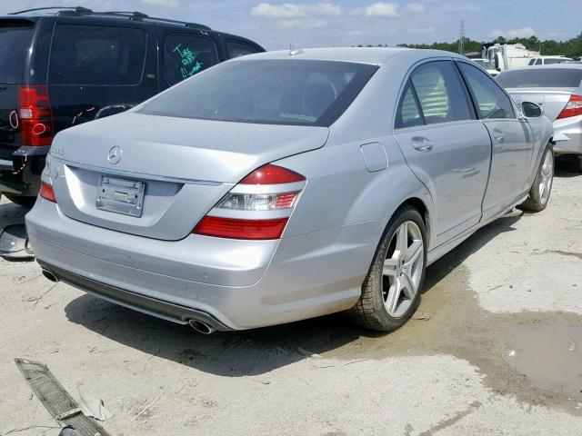 WDDNG71X97A112120 - 2007 MERCEDES-BENZ S 550 SILVER photo 4