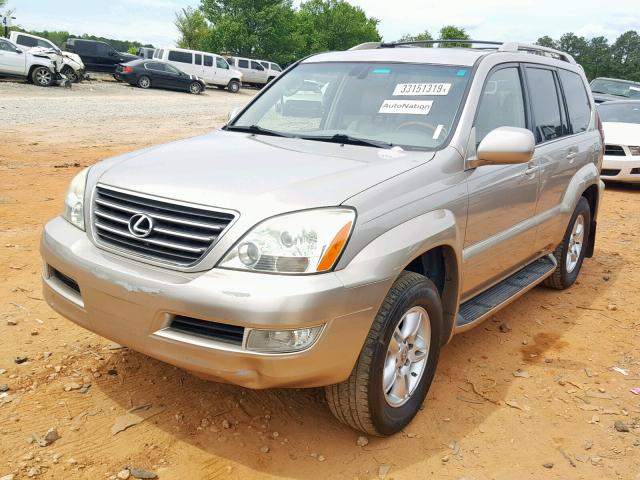 JTJBT20X040058749 - 2004 LEXUS GX 470 SILVER photo 2