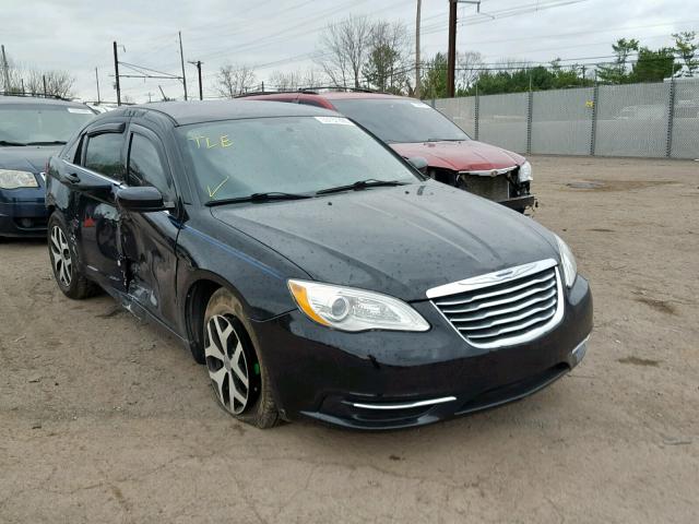 1C3CCBBG0CN307707 - 2012 CHRYSLER 200 TOURIN BLACK photo 1