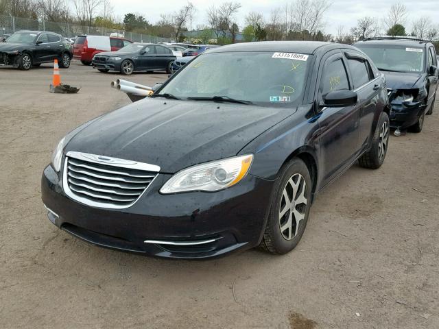 1C3CCBBG0CN307707 - 2012 CHRYSLER 200 TOURIN BLACK photo 2