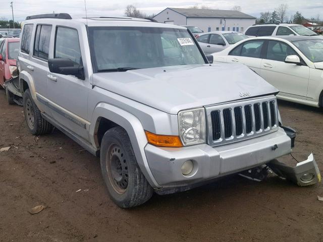 1J8HG48K58C175570 - 2008 JEEP COMMANDER SILVER photo 1