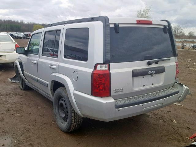 1J8HG48K58C175570 - 2008 JEEP COMMANDER SILVER photo 3