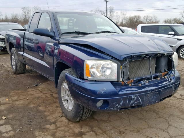 1D7HW42K26S560029 - 2006 DODGE DAKOTA SLT BLUE photo 1