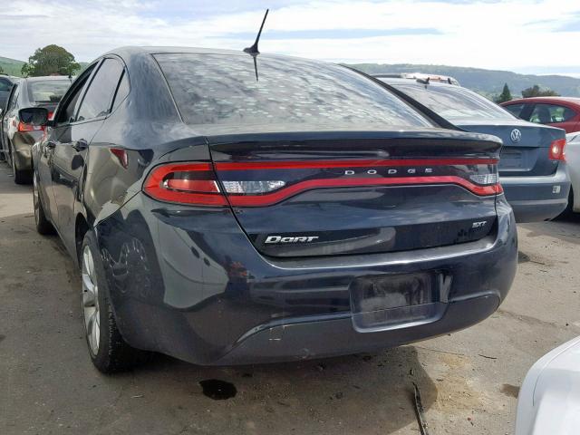 1C3CDFBA9DD194587 - 2013 DODGE DART SXT BLACK photo 3