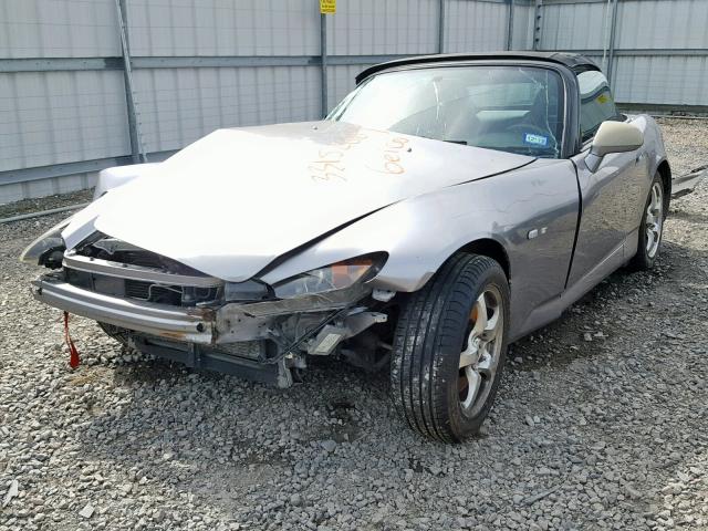 JHMAP21464T005557 - 2004 HONDA S2000 SILVER photo 2