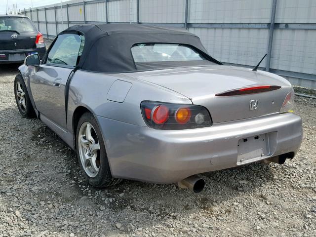 JHMAP21464T005557 - 2004 HONDA S2000 SILVER photo 3