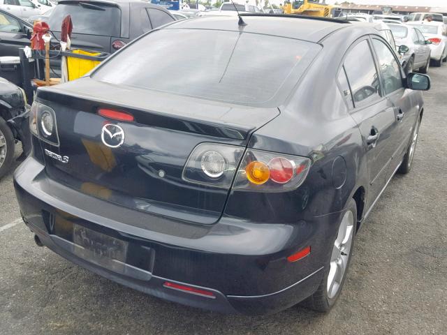 JM1BK323741163904 - 2004 MAZDA 3 S BLACK photo 4