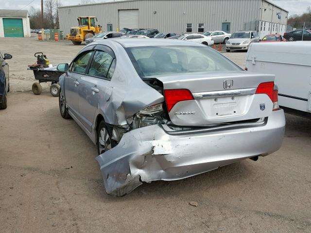 2HGFA1F95BH506510 - 2011 HONDA CIVIC EXL SILVER photo 3