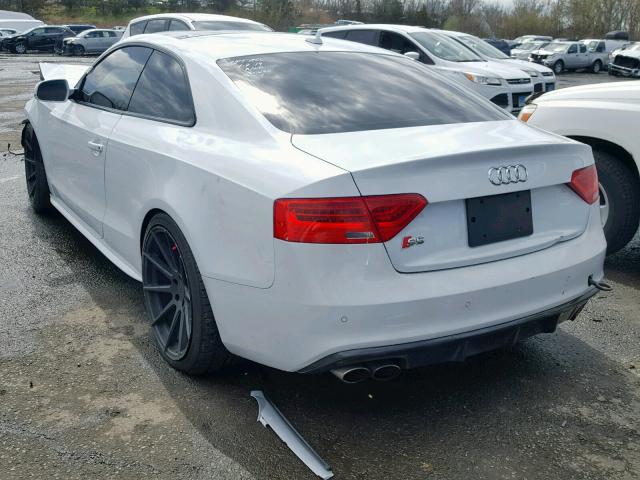 WAUGGAFR1EA022920 - 2014 AUDI S5 PREMIUM WHITE photo 3