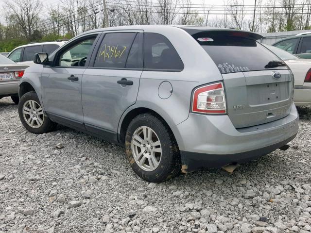 2FMDK46C87BA92676 - 2007 FORD EDGE SE SILVER photo 3