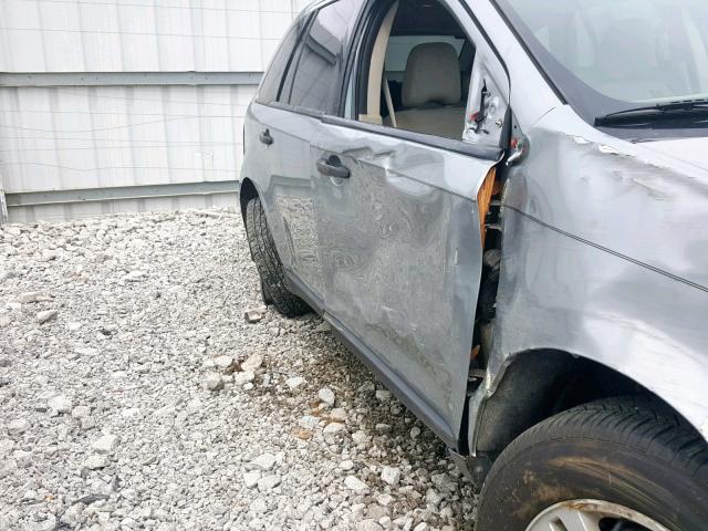 2FMDK46C87BA92676 - 2007 FORD EDGE SE SILVER photo 9