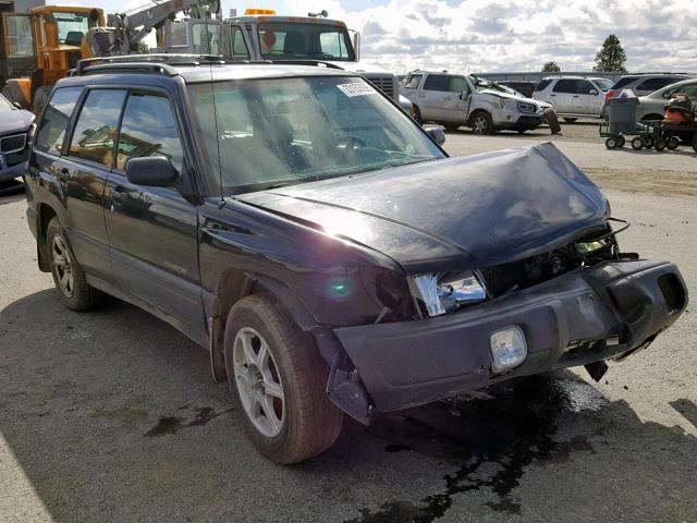 JF1SF6355XH729050 - 1999 SUBARU FORESTER L BLACK photo 1