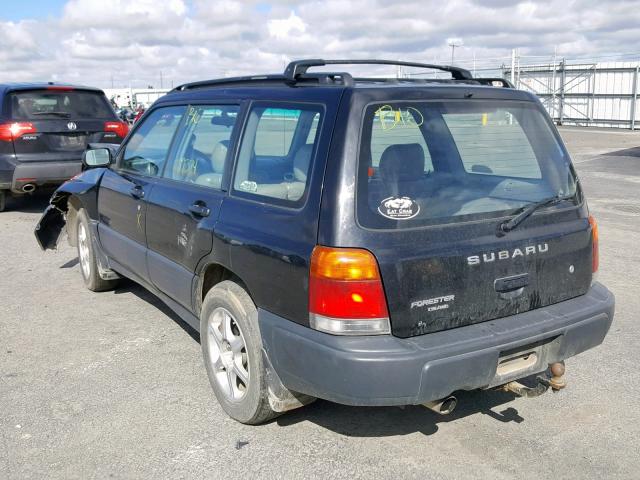 JF1SF6355XH729050 - 1999 SUBARU FORESTER L BLACK photo 3