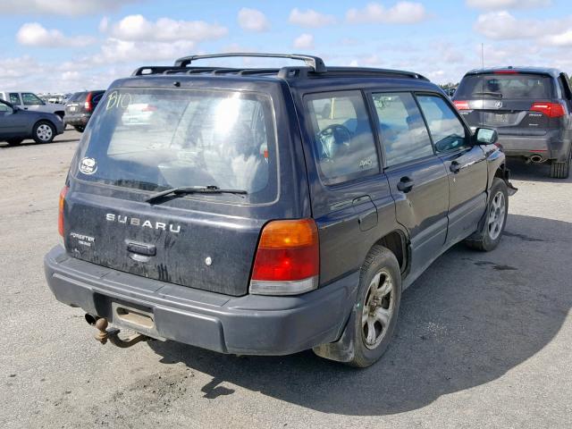 JF1SF6355XH729050 - 1999 SUBARU FORESTER L BLACK photo 4