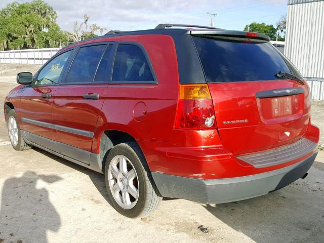 2A4GM48446R865175 - 2006 CHRYSLER PACIFICA RED photo 3