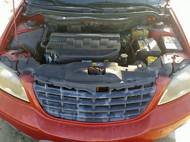 2A4GM48446R865175 - 2006 CHRYSLER PACIFICA RED photo 7