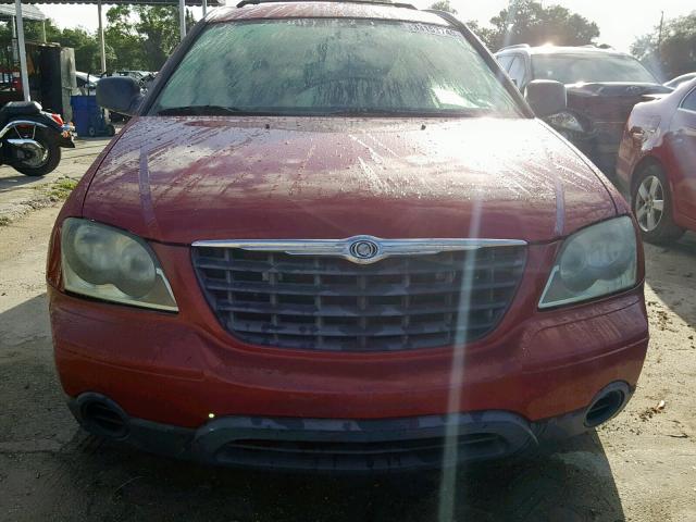 2A4GM48446R865175 - 2006 CHRYSLER PACIFICA RED photo 9