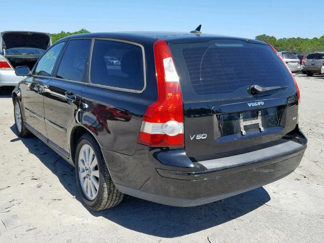 YV1MW382752051461 - 2005 VOLVO V50 2.4I BLACK photo 3