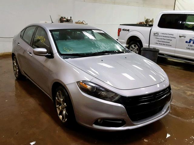 1C3CDFBB2FD181224 - 2015 DODGE DART SXT GRAY photo 1