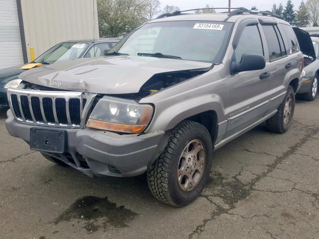 1J4GW58N5XC748966 - 1999 JEEP GRAND CHER GRAY photo 2