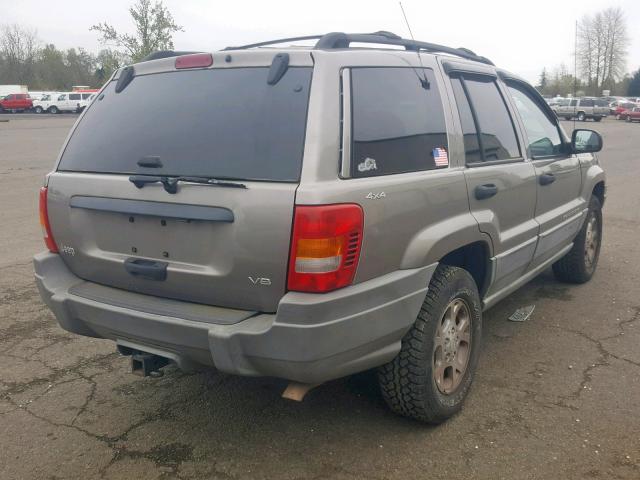 1J4GW58N5XC748966 - 1999 JEEP GRAND CHER GRAY photo 4