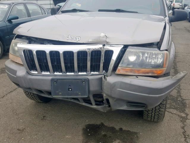 1J4GW58N5XC748966 - 1999 JEEP GRAND CHER GRAY photo 9