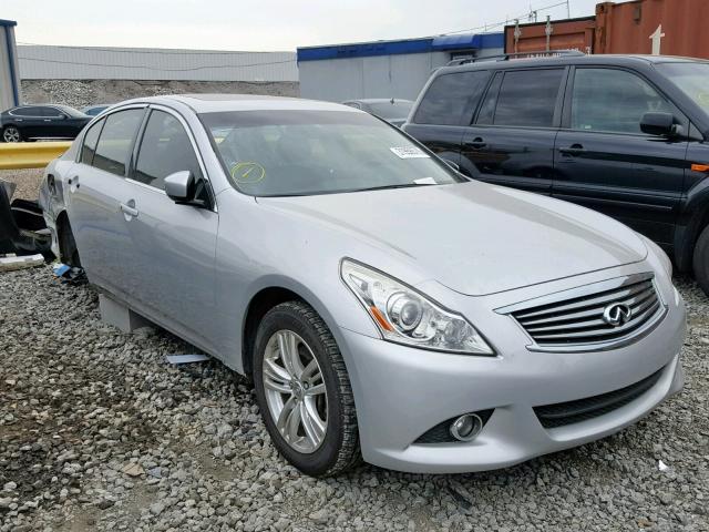 JN1CV6AP0DM304721 - 2013 INFINITI G37 BASE SILVER photo 1