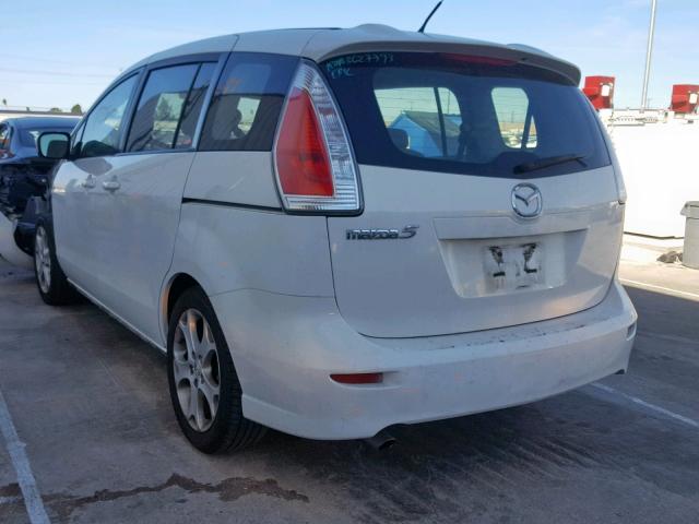 JM1CR2WLXA0364668 - 2010 MAZDA 5 WHITE photo 3