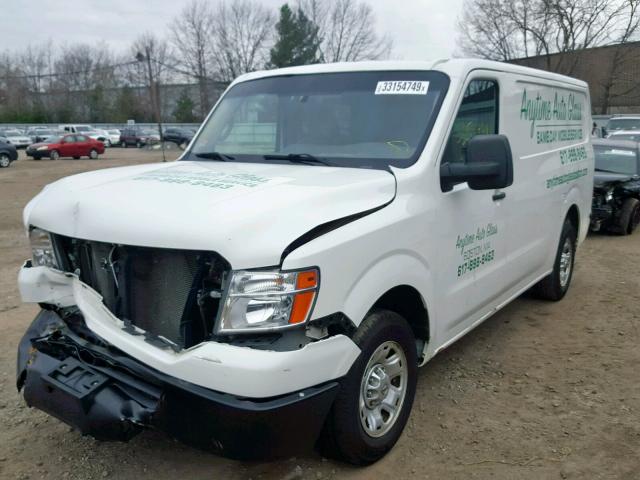 1N6BF0KMXEN107569 - 2014 NISSAN NV 1500 WHITE photo 2