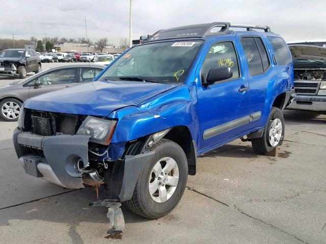 5N1AN0NW4CN800130 - 2012 NISSAN XTERRA OFF BLUE photo 2