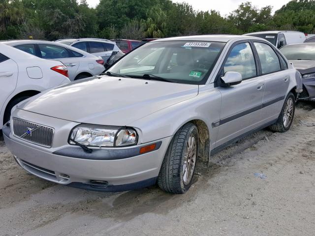 YV1TS92DX21254253 - 2002 VOLVO S80 SILVER photo 2