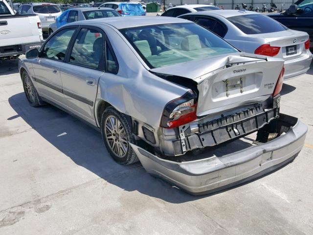 YV1TS92DX21254253 - 2002 VOLVO S80 SILVER photo 3